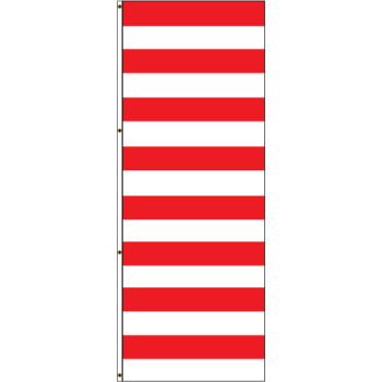 Red and white striped flag discount
